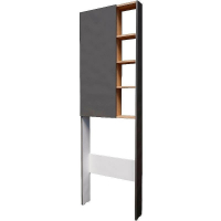 Шкаф пенал 1MarKa Gaula 60Н У92548 над унитазом Графит матовый, купить, цена, заказать, магазин, доставка, скидка, промокод, купить, цена, заказать, магазин, доставка, скидка, промокод