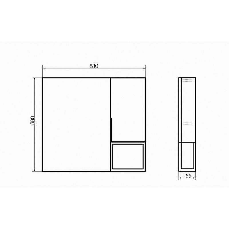 Зеркало со шкафом Comforty Равенна Лофт-90 00-00006656 Дуб тёмно-коричневый, купить, цена, заказать, магазин, доставка, скидка, промокод, купить, цена, заказать, магазин, доставка, скидка, промокод