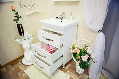 Тумба под раковину Sanflor Одри 70/2 Н0000000108 Белая