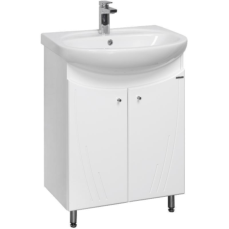 Тумба под раковину Aquaton Минима Н 61 1A104201MN010 Белая, купить, цена, заказать, магазин, доставка, скидка, промокод, купить, цена, заказать, магазин, доставка, скидка, промокод