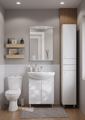 Тумба под раковину Aquaton Минима Н 61 1A104201MN010 Белая