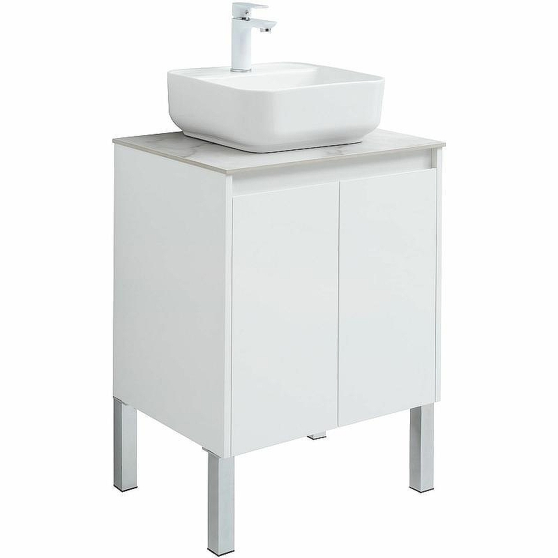 Тумба под раковину Aquanet Nova Lite 60 298847 подвесная Белая глянцевая, купить, цена, заказать, магазин, доставка, скидка, промокод, купить, цена, заказать, магазин, доставка, скидка, промокод