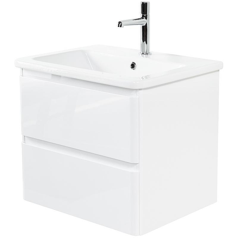 Тумба под раковину BelBagno 60 ALBANO-CER-600-2C-SO-BL подвесная Bianco Lucido, купить, цена, заказать, магазин, доставка, скидка, промокод, купить, цена, заказать, магазин, доставка, скидка, промокод