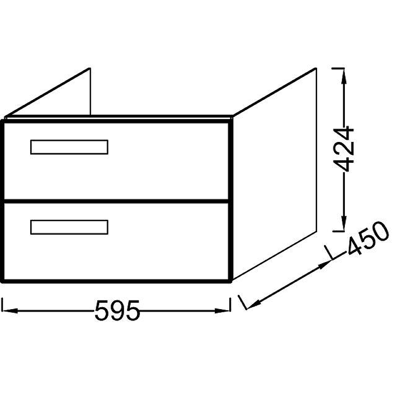 Тумба под раковину Jacob Delafon Rythmik 60 EB1301-E10 подвесная Квебекский дуб, купить, цена, заказать, магазин, доставка, скидка, промокод, купить, цена, заказать, магазин, доставка, скидка, промокод