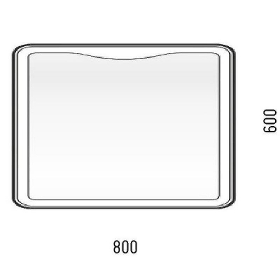 Зеркало Corozo Орли 80 SD-00000920 с подсветкой с сенсорным выключателем