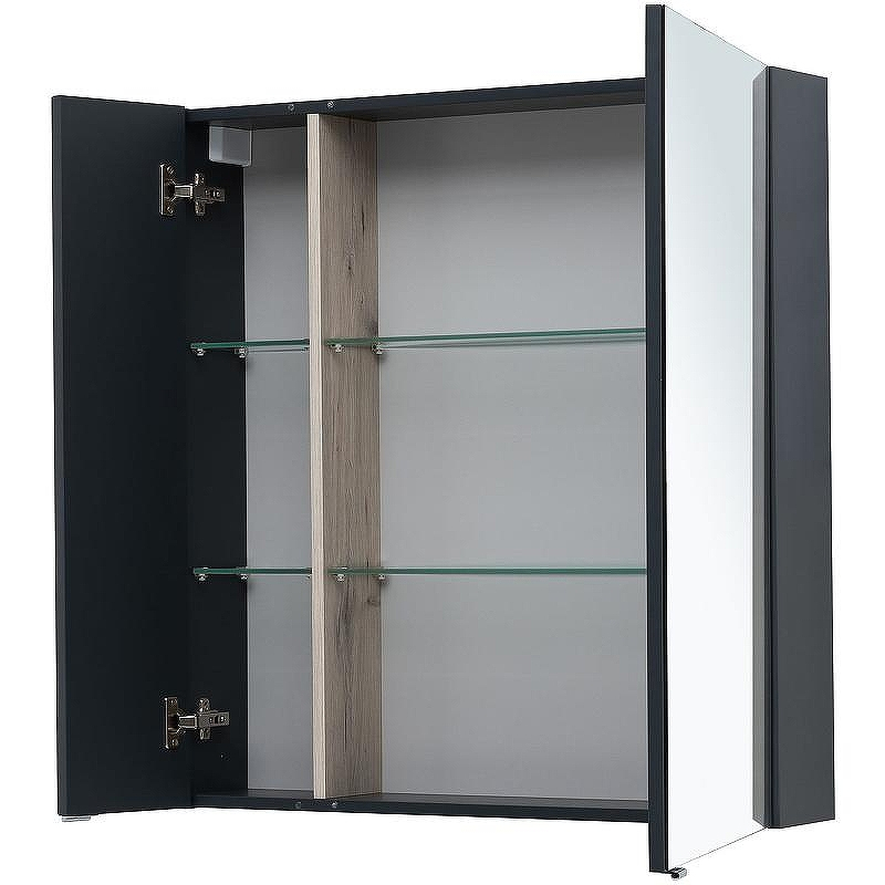 Зеркальный шкаф Aquanet Алвита New 80 277535 Антрацит, купить, цена, заказать, магазин, доставка, скидка, промокод, купить, цена, заказать, магазин, доставка, скидка, промокод