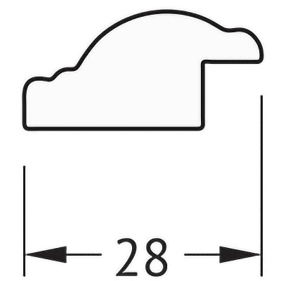 Зеркало Evoform Definite 58х58 BY 0607 в багетной раме - Витой махагон 28
