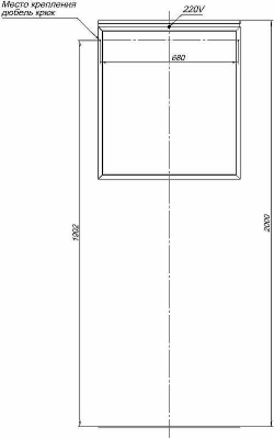 Зеркало Allen Brau Priority 70 1.31014.02 с подсветкой Серебро браш