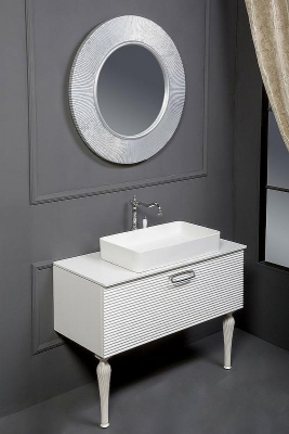 Зеркало Boheme Armadi Art Shine 82 528-W Light с подсветкой Белое