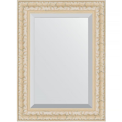 Зеркало Evoform Exclusive 75х55 BY 1222 с фацетом в багетной раме - Старый гипс 82
