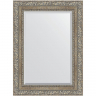 Зеркало Evoform Exclusive 75х55 BY 3383 с фацетом в багетной раме - Виньетка античное серебро 85, купить, цена, заказать, магазин, доставка, скидка, промокод, купить, цена, заказать, магазин, доставка, скидка, промокод