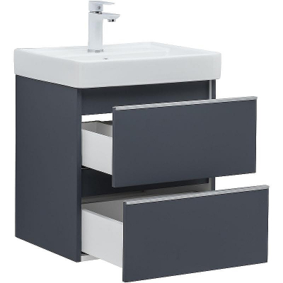 Тумба под раковину Aquanet Вега 50 329588 подвесная Маренго