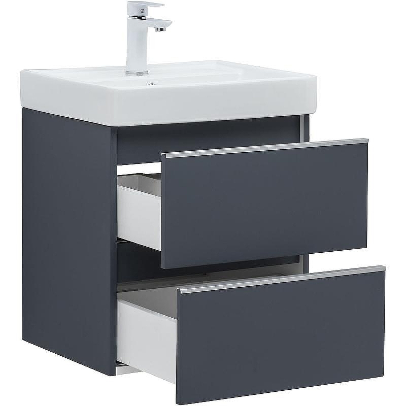 Тумба под раковину Aquanet Вега 50 329588 подвесная Маренго, купить, цена, заказать, магазин, доставка, скидка, промокод, купить, цена, заказать, магазин, доставка, скидка, промокод