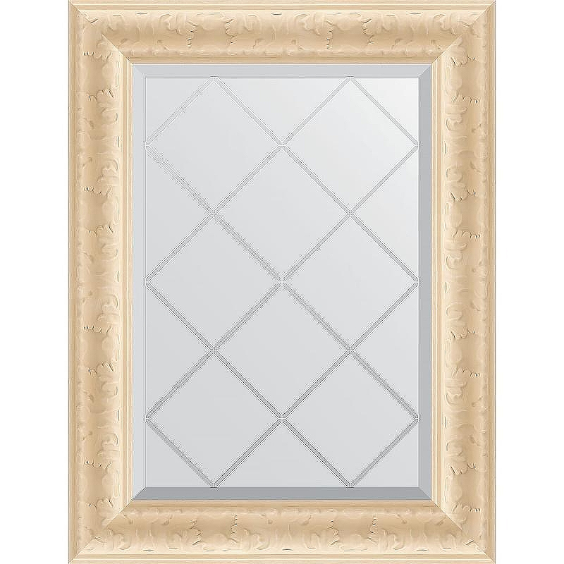 Зеркало Evoform Exclusive-G 72х55 BY 4011 с гравировкой в багетной раме - Старый гипс 82, купить, цена, заказать, магазин, доставка, скидка, промокод, купить, цена, заказать, магазин, доставка, скидка, промокод