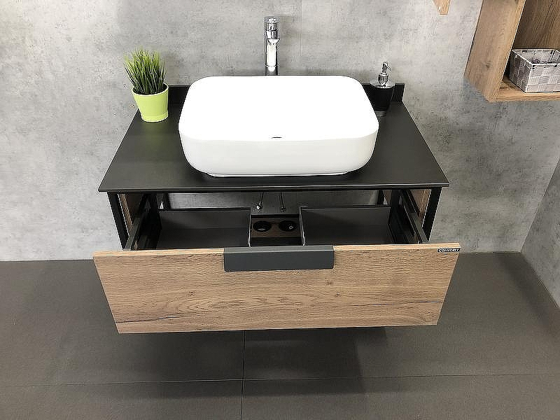 Тумба с раковиной Comforty Кельн 90 00004149965 подвесная Дуб темный, купить, цена, заказать, магазин, доставка, скидка, промокод, купить, цена, заказать, магазин, доставка, скидка, промокод