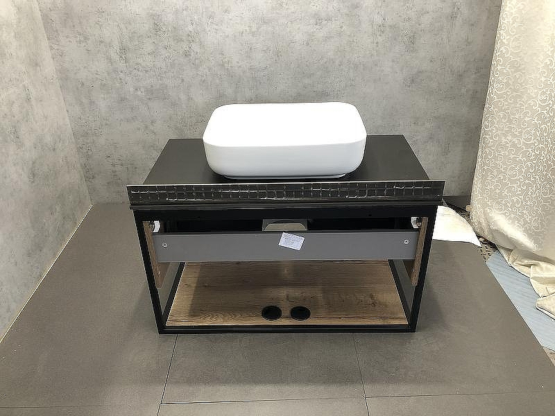 Тумба с раковиной Comforty Кельн 90 00004149965 подвесная Дуб темный, купить, цена, заказать, магазин, доставка, скидка, промокод, купить, цена, заказать, магазин, доставка, скидка, промокод