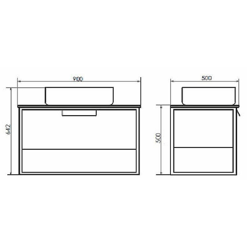 Тумба с раковиной Comforty Кельн 90 00004149965 подвесная Дуб темный, купить, цена, заказать, магазин, доставка, скидка, промокод, купить, цена, заказать, магазин, доставка, скидка, промокод