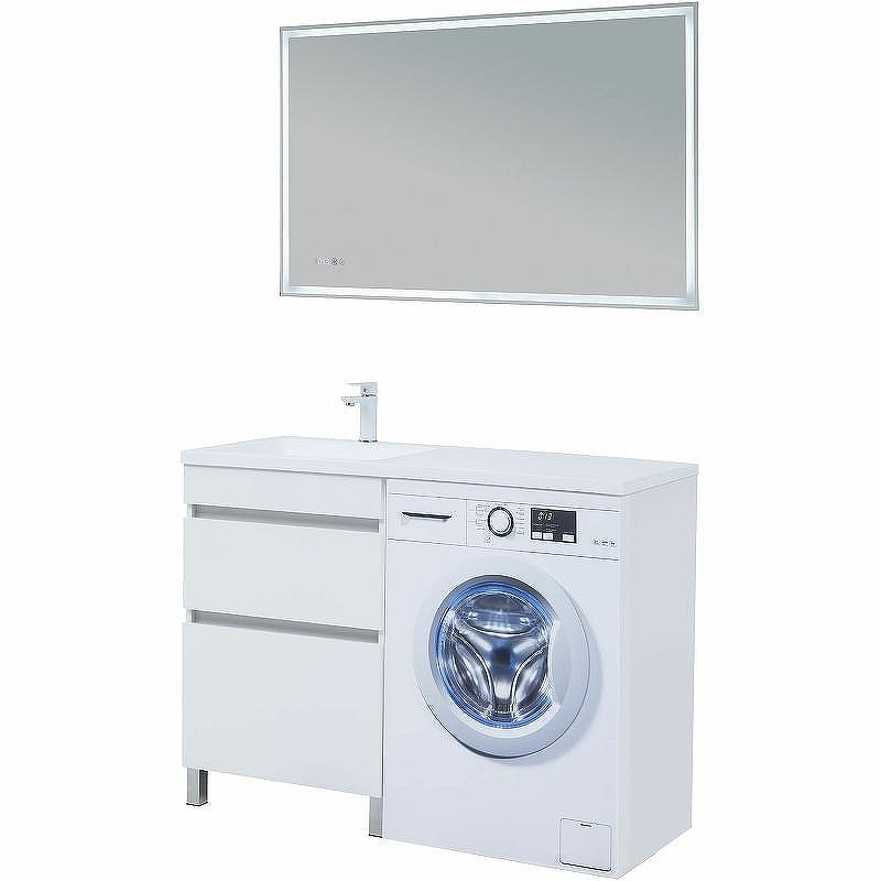 Тумба под раковину Aquanet Вега 120 329124 Белый глянец, купить, цена, заказать, магазин, доставка, скидка, промокод, купить, цена, заказать, магазин, доставка, скидка, промокод