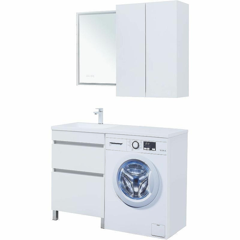 Тумба под раковину Aquanet Вега 120 329124 Белый глянец, купить, цена, заказать, магазин, доставка, скидка, промокод, купить, цена, заказать, магазин, доставка, скидка, промокод