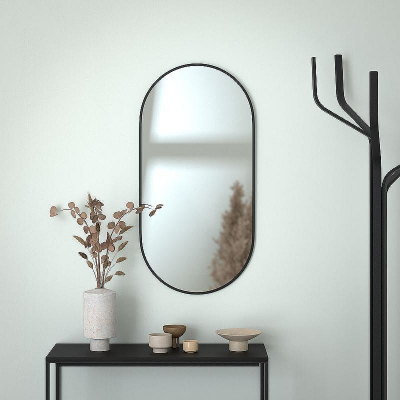 Зеркало Evoform Colora 100х50 BY 0464 с окантовкой - Черный цвет