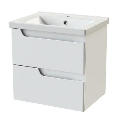 Тумба с раковиной Orange Milano TP-M60-02 подвесная Белая