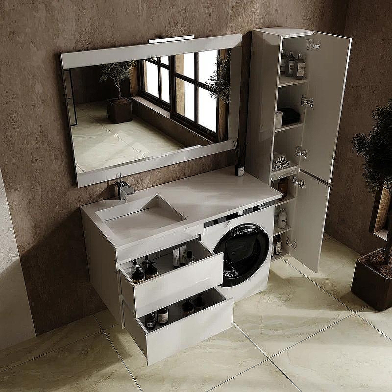 Тумба под раковину Style Line Даллас Леон 120 Люкс Plus СС-00002440 подвесная Белая, купить, цена, заказать, магазин, доставка, скидка, промокод, купить, цена, заказать, магазин, доставка, скидка, промокод