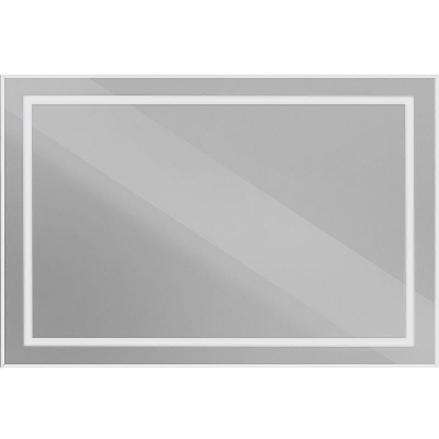 Зеркало BelBagno Kraft 120 SPC-KRAFT-1200-800-SENS-AL с подсветкой Сатин с сенсорным выключателем