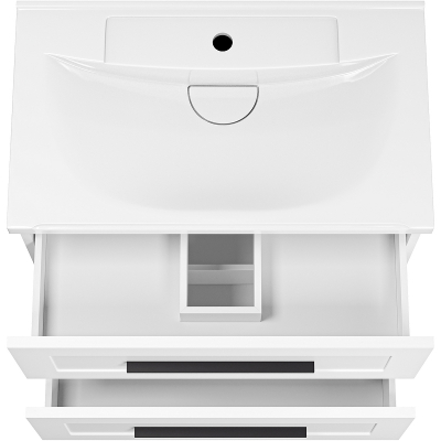 Тумба с раковиной Misty Модерн 70 УТ000024626 подвесная Белая матовая