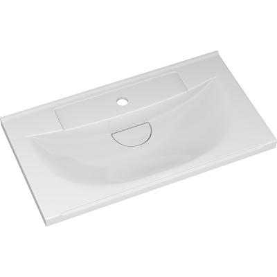 Тумба с раковиной Misty Модерн 70 УТ000024626 подвесная Белая матовая