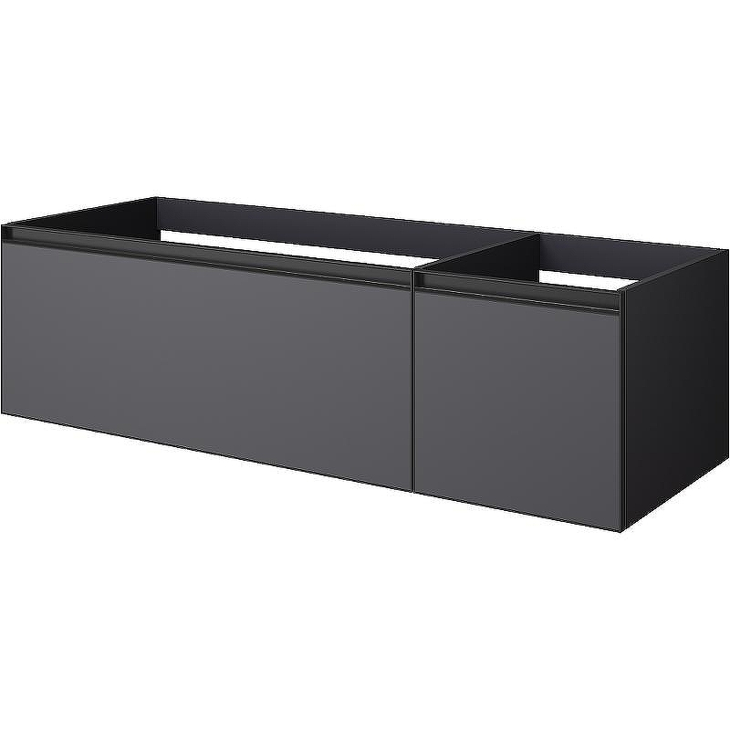 Тумба под раковину Boheme Armadi Art Quatro 2 140 790-M2-140-A-A подвесная Антрацит профиль Антрацит, купить, цена, заказать, магазин, доставка, скидка, промокод, купить, цена, заказать, магазин, доставка, скидка, промокод