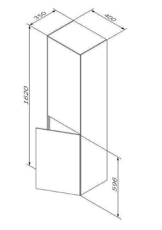 Шкаф пенал AM.PM Inspire V2.0 40 M50ACHX0406EGM Серый матовый, купить, цена, заказать, магазин, доставка, скидка, промокод, купить, цена, заказать, магазин, доставка, скидка, промокод