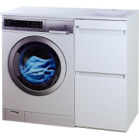 Тумба с раковиной Misty Фостер 100 R УТ000008418 Белая, купить, цена, заказать, магазин, доставка, скидка, промокод, купить, цена, заказать, магазин, доставка, скидка, промокод