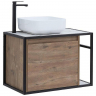 Тумба под раковину Aquanet Nova Lite Loft 75L 261658 подвесная Дуб рустикальный, купить, цена, заказать, магазин, доставка, скидка, промокод, купить, цена, заказать, магазин, доставка, скидка, промокод