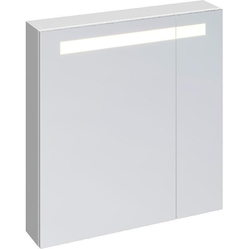 Зеркальный шкаф Cersanit Melar 70 SP-LS-MEL70-Os с подсветкой Белый, купить, цена, заказать, магазин, доставка, скидка, промокод, купить, цена, заказать, магазин, доставка, скидка, промокод