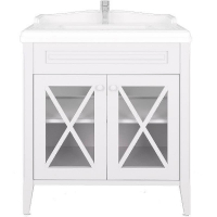 Тумба под раковину Creto Vetra 80 15-800CHW Белая, купить, цена, заказать, магазин, доставка, скидка, промокод, купить, цена, заказать, магазин, доставка, скидка, промокод