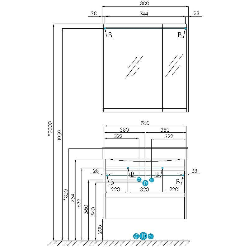 Тумба под раковину Aquaton Нортон 80 1A248901NT010 подвесная Белая глянцевая, купить, цена, заказать, магазин, доставка, скидка, промокод, купить, цена, заказать, магазин, доставка, скидка, промокод