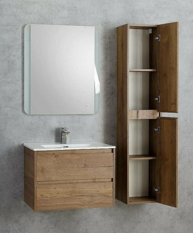Шкаф пенал BelBagno Kraft 33 R KRAFT-1600-2A-SC-RT-R подвесной Rovere Tabacco, купить, цена, заказать, магазин, доставка, скидка, промокод, купить, цена, заказать, магазин, доставка, скидка, промокод