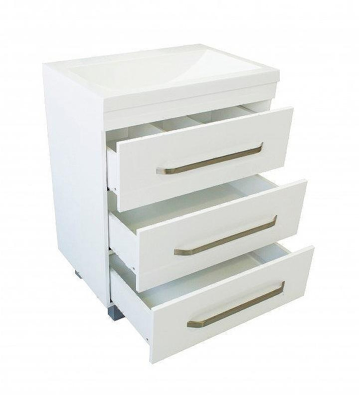 Тумба с раковиной Эстет Monaco 70 ФР-00002265 Белая, купить, цена, заказать, магазин, доставка, скидка, промокод, купить, цена, заказать, магазин, доставка, скидка, промокод