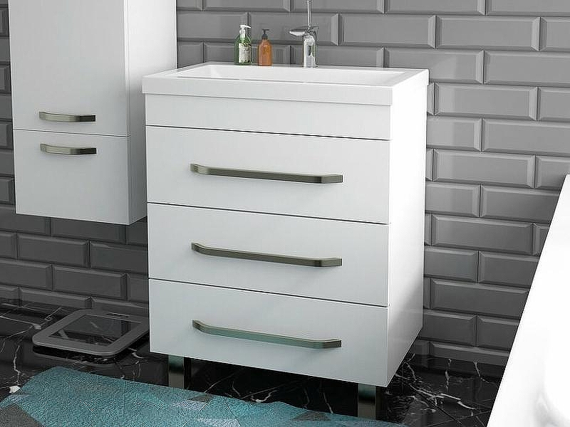 Тумба с раковиной Эстет Monaco 70 ФР-00002265 Белая, купить, цена, заказать, магазин, доставка, скидка, промокод, купить, цена, заказать, магазин, доставка, скидка, промокод