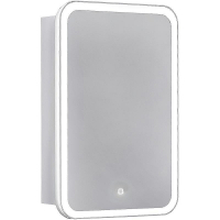 Зеркальный шкаф Jorno Modul 60 Mol.03.60/P/W/JR с подсветкой Белый, купить, цена, заказать, магазин, доставка, скидка, промокод, купить, цена, заказать, магазин, доставка, скидка, промокод