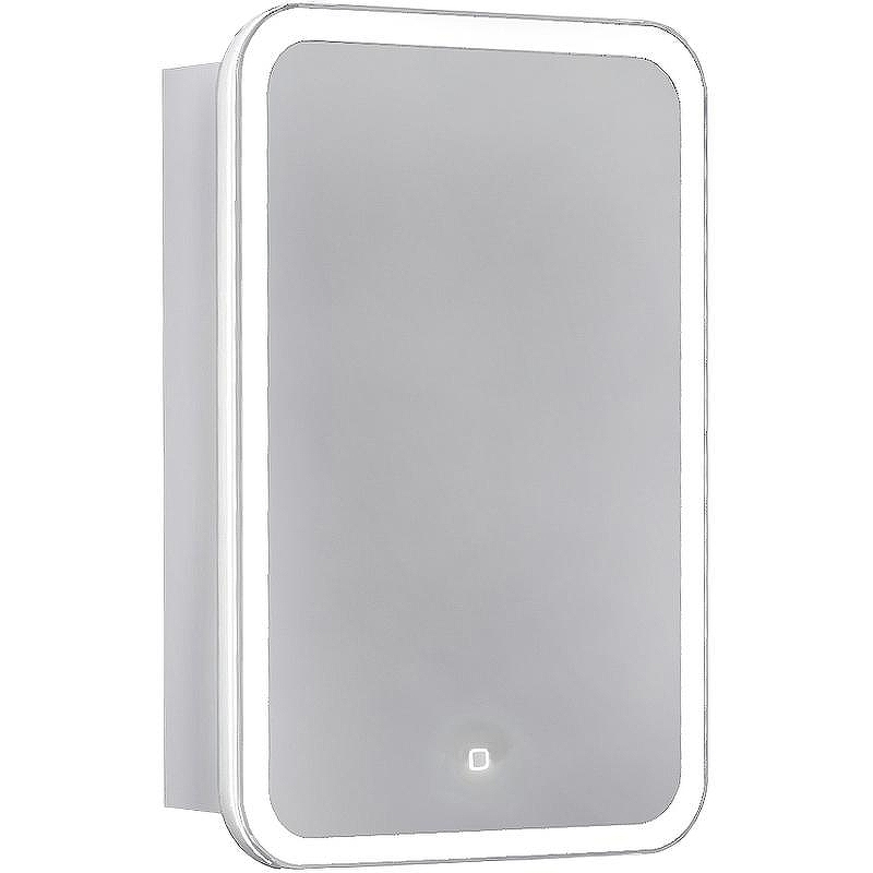 Зеркальный шкаф Jorno Modul 60 Mol.03.60/P/W/JR с подсветкой Белый, купить, цена, заказать, магазин, доставка, скидка, промокод, купить, цена, заказать, магазин, доставка, скидка, промокод