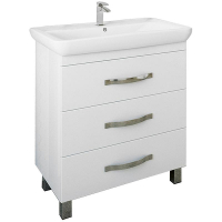 Тумба под раковину Sanflor Одри 80/2 Н0000001104 Белая, купить, цена, заказать, магазин, доставка, скидка, промокод, купить, цена, заказать, магазин, доставка, скидка, промокод