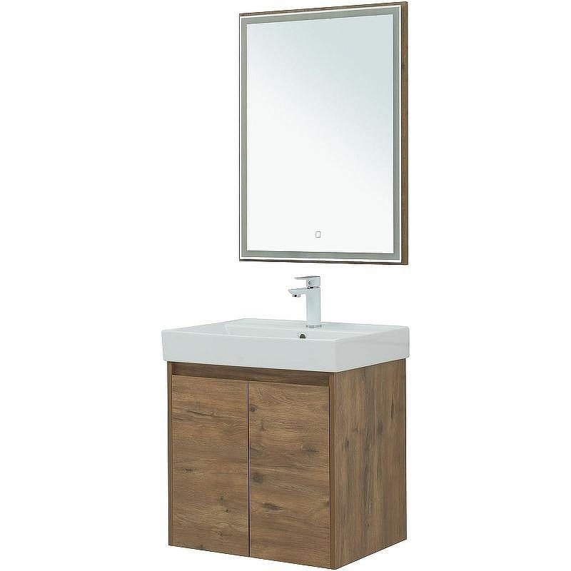 Комплект мебели для ванной Aquanet Nova Lite 60 302534 подвесной Дуб рустикальный, купить, цена, заказать, магазин, доставка, скидка, промокод, купить, цена, заказать, магазин, доставка, скидка, промокод