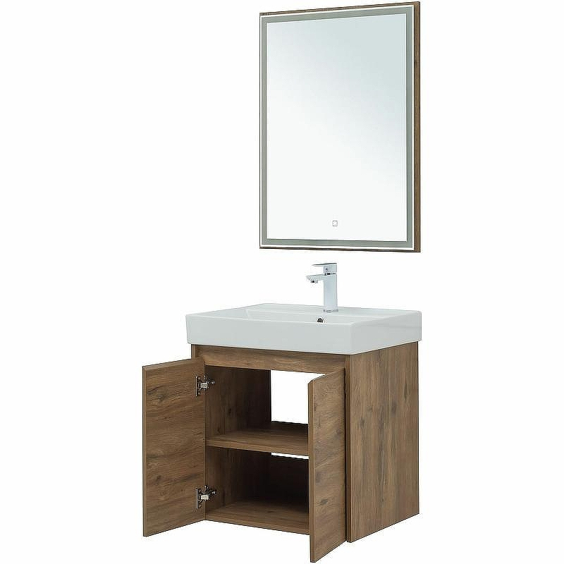 Комплект мебели для ванной Aquanet Nova Lite 60 302534 подвесной Дуб рустикальный, купить, цена, заказать, магазин, доставка, скидка, промокод, купить, цена, заказать, магазин, доставка, скидка, промокод