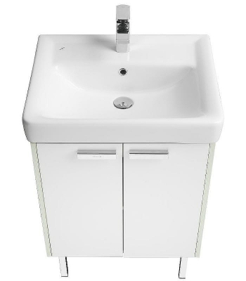 Тумба под раковину Aquaton Йорк 56 1A170201YOAY0 Белая Выбеленное дерево