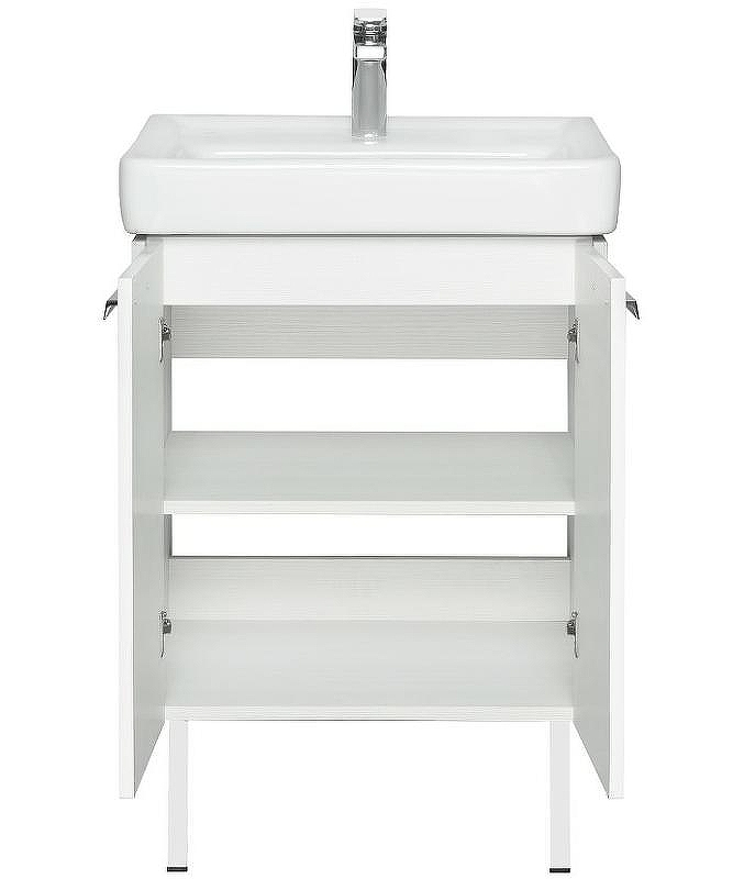 Тумба под раковину Aquaton Йорк 56 1A170201YOAY0 Белая Выбеленное дерево, купить, цена, заказать, магазин, доставка, скидка, промокод, купить, цена, заказать, магазин, доставка, скидка, промокод