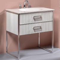 Тумба под раковину Boheme Armadi Art Monaco 80 866-080-WCR Белый глянец Хром, купить, цена, заказать, магазин, доставка, скидка, промокод, купить, цена, заказать, магазин, доставка, скидка, промокод