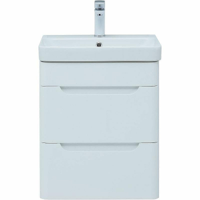 Тумба под раковину Aquanet София 50 274171 подвесная Белый глянец