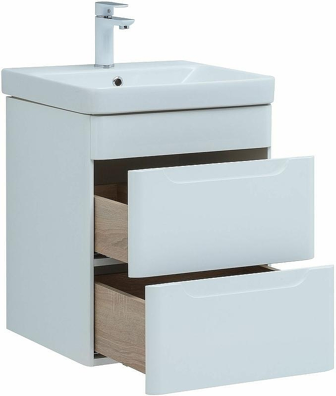 Тумба под раковину Aquanet София 50 274171 подвесная Белый глянец, купить, цена, заказать, магазин, доставка, скидка, промокод, купить, цена, заказать, магазин, доставка, скидка, промокод