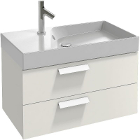 Тумба под раковину Jacob Delafon Rythmik 80 EB1303-G1C подвесная Белая глянцевая, купить, цена, заказать, магазин, доставка, скидка, промокод, купить, цена, заказать, магазин, доставка, скидка, промокод